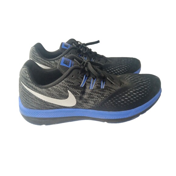 Nike Zoom Winflo 4 Running Shoes Men's Size 13 Sneakers Black 898466-009 - Picture 3 of 9